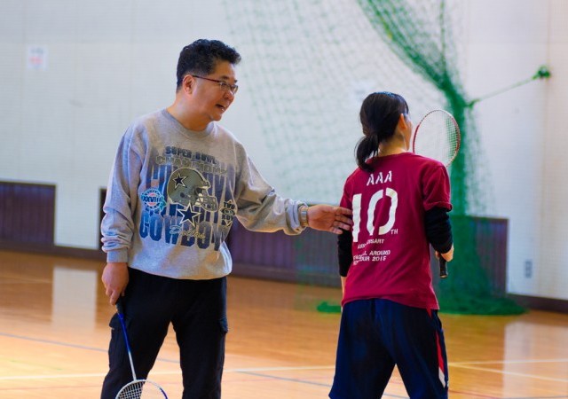 <p>森先生親子のダブルスです</p>
