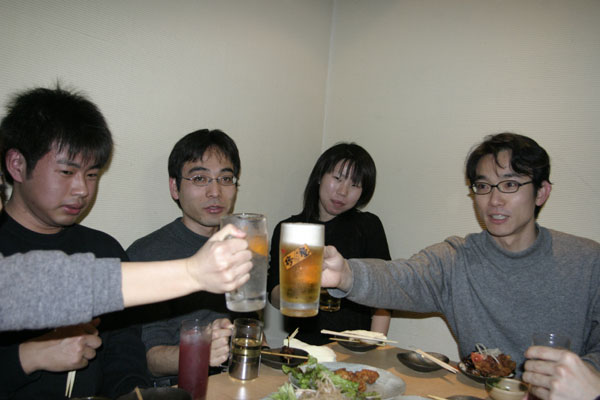 こっちでも乾杯！